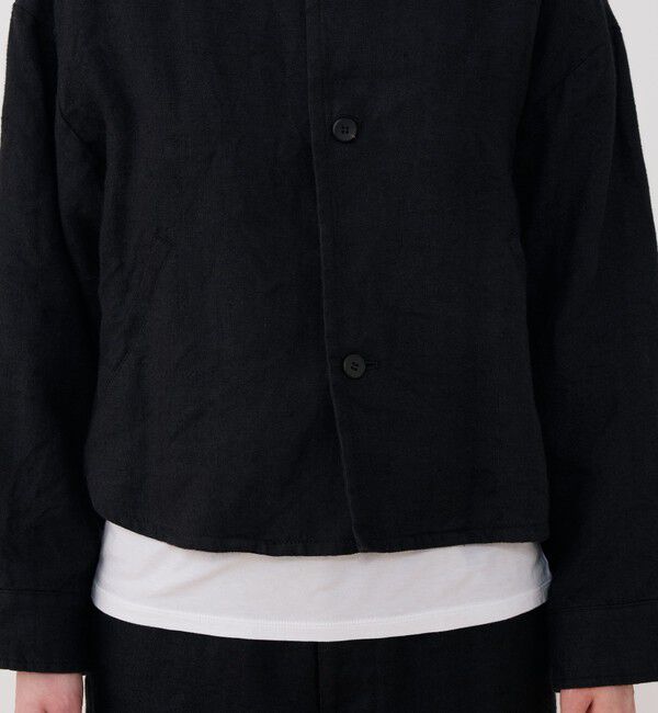 GALERIE VIE「ブラッシュドリネン コクーンブルゾン」|ブルゾン・スタジャン|
