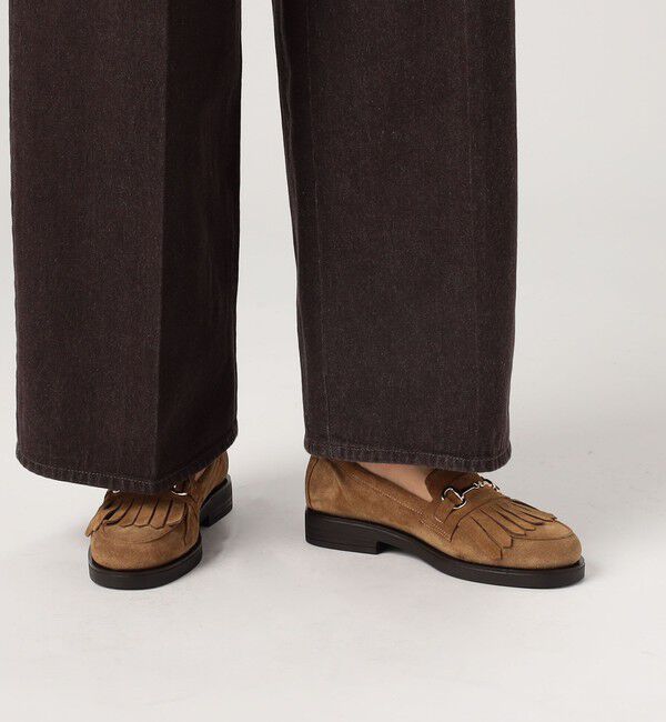 TOMORROWLAND GOODS「NUYOU スエード タッセル ローファー」|ローファー|