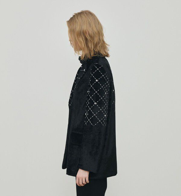 DES PRES「ダイアモンドゲージエンブロイダリー ピークドラペルジャケット」|テーラードジャケット|