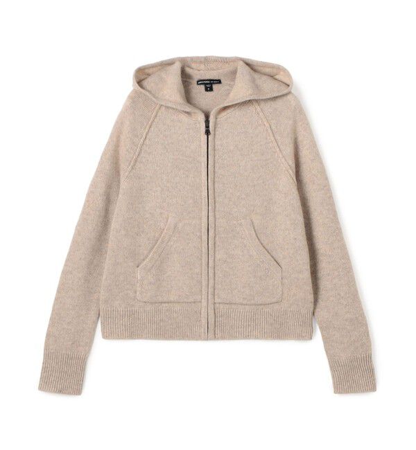 JAMES PERSE「リサイクルカシミヤ ジップアップパーカ WRBC2582」|パーカー|15 ライトベージュ