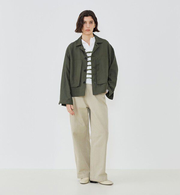 GALERIE VIE「ラミーツイル ミリタリーブルゾン」|ミリタリージャケット|
