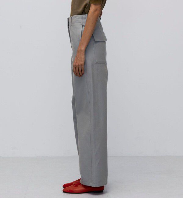 BACCA「コットンチノ ストレートパンツ」|チノ|