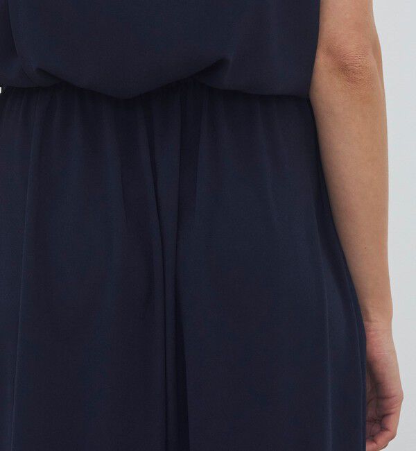 DES PRES「ジャージーライクジョーゼット アシメカラーオールインワン」|オールインワン|