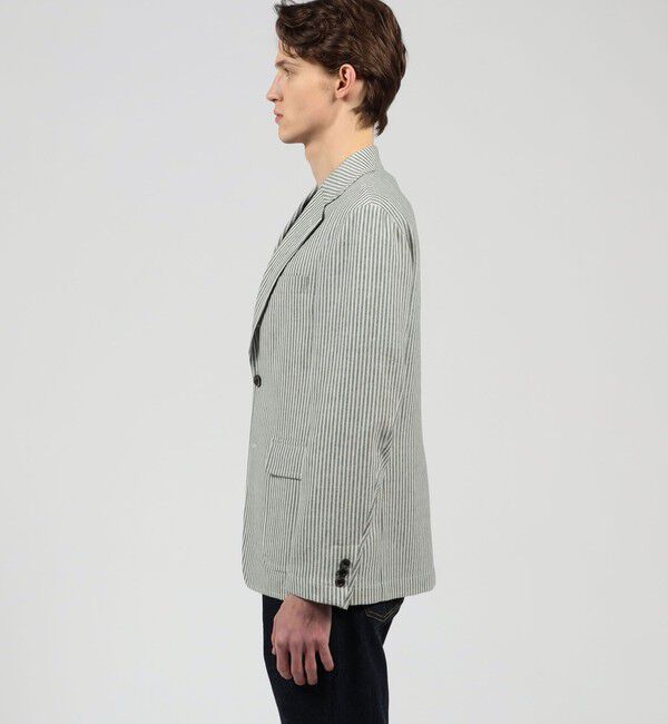 TOMORROWLAND MENS「ウールリネンシルク シングルブレステッド 3Bジャケット MARLING＆EVANS」|テーラードジャケット|