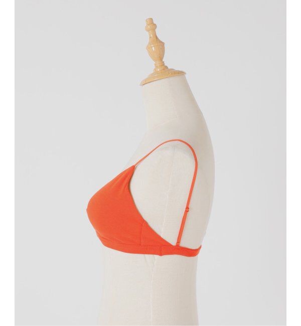 EMILYWEEK「【RESET】オーガニックコットン混 ブラ（オレンジレッド）」|インナー|