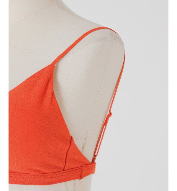 EMILYWEEK「【RESET】オーガニックコットン混 ブラ（オレンジレッド）」|インナー|