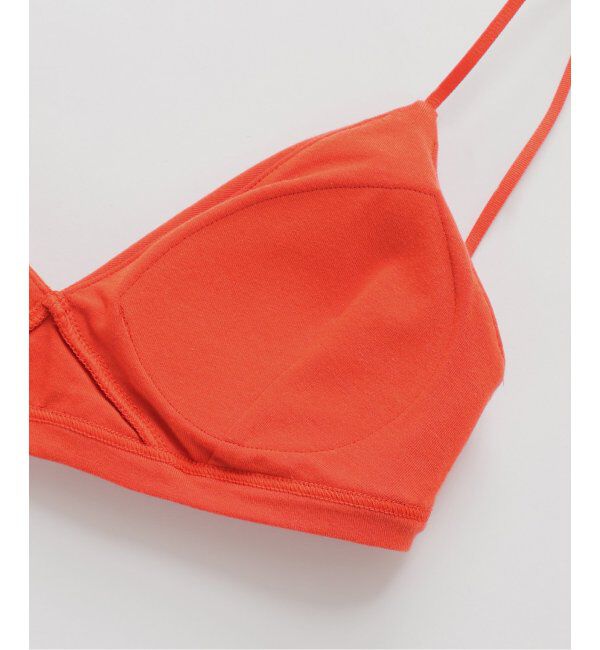 EMILYWEEK「【RESET】オーガニックコットン混 ブラ（オレンジレッド）」|インナー|