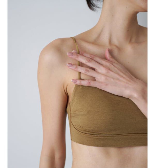 EMILYWEEK「【ACTIVE】Bamboo ストレッチブラ（ベージュA、オレンジ）」|インナー|