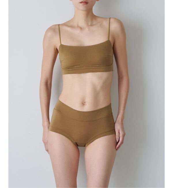 EMILYWEEK「【ACTIVE】Bamboo ストレッチブラ（ベージュA、オレンジ）」|インナー|