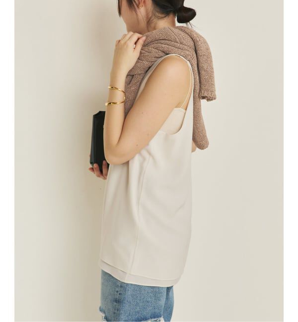 Plage「レイヤーノースリブラウス」|タンクトップ|