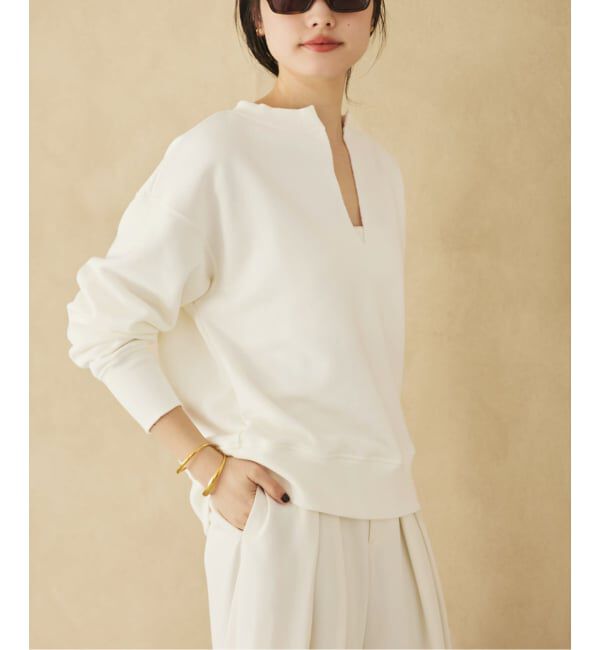 Plage「PROTAGONISTA / プロタゴニスタ 別注 SLIT NECK スウェット」|スウェット・ジャージ|