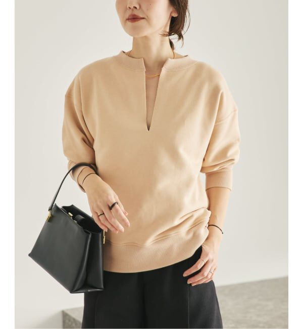 Plage「PROTAGONISTA / プロタゴニスタ 別注 SLIT NECK スウェット」|スウェット・ジャージ|