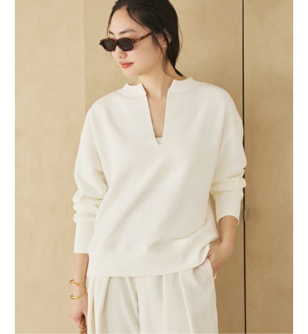 Plage「PROTAGONISTA / プロタゴニスタ 別注 SLIT NECK スウェット」|スウェット・ジャージ|