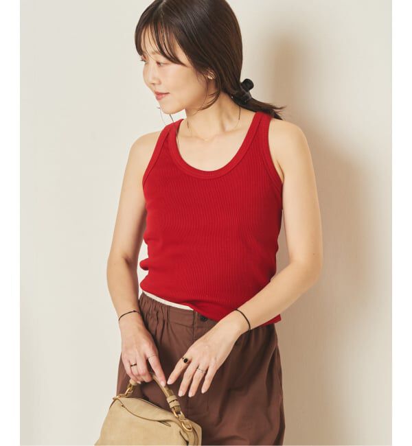 Plage「T/C rib タンクトップ」|タンクトップ|