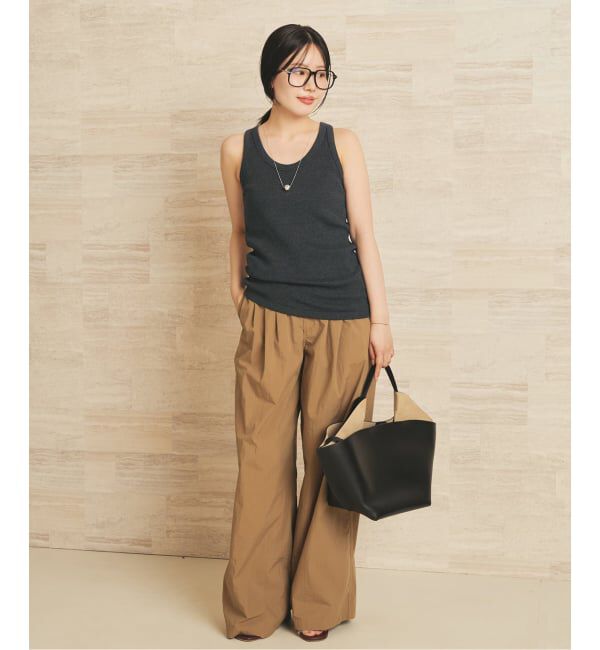 Plage「T/C rib タンクトップ」|タンクトップ|