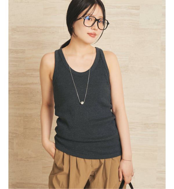 Plage「T/C rib タンクトップ」|タンクトップ|