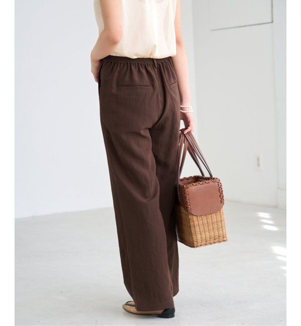 IENA「フィブリルポプリンパンツ」|その他|