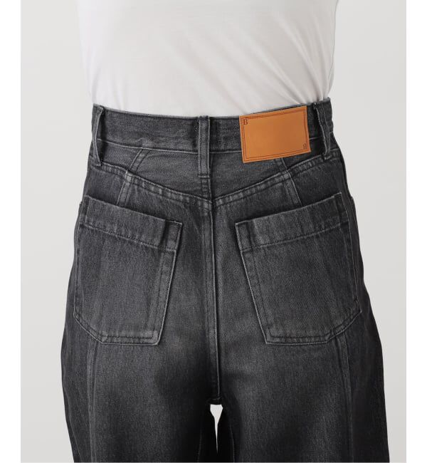 IENA LA BOUCLE「《追加》IENA LA BOUCLE ソフトデニムシルエットパンツ2」|デニム|