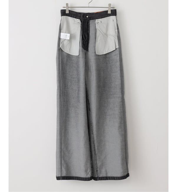 IENA LA BOUCLE「《追加》IENA LA BOUCLE ソフトデニムシルエットパンツ2」|デニム|