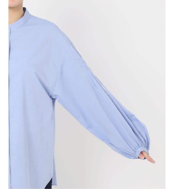 SLOBE IENA「《WEB限定/追加3》ピンタックバルーンスリーブブラウス」|シャツ・ブラウス|