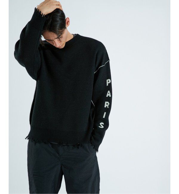 Paris Saint-Germain「【Paris Saint-Germain / パリ・サン＝ジェルマン】PSG JP CRASH KNIT」|ニット・セーター|