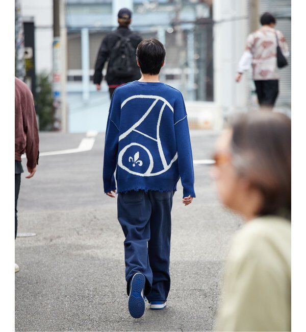 Paris Saint-Germain「【Paris Saint-Germain / パリ・サン＝ジェルマン】PSG JP CRASH KNIT」|ニット・セーター|