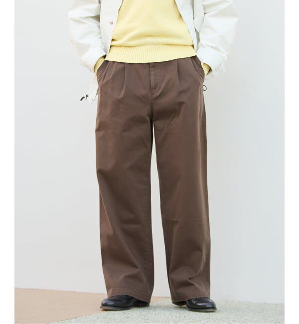 EDIFICE「ハイカウント ツイル チノパン」|チノ|