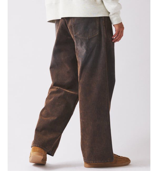 JOURNAL STANDARD relume「フロッキー プリント ワイド デニム 5ポケット」|デニム|