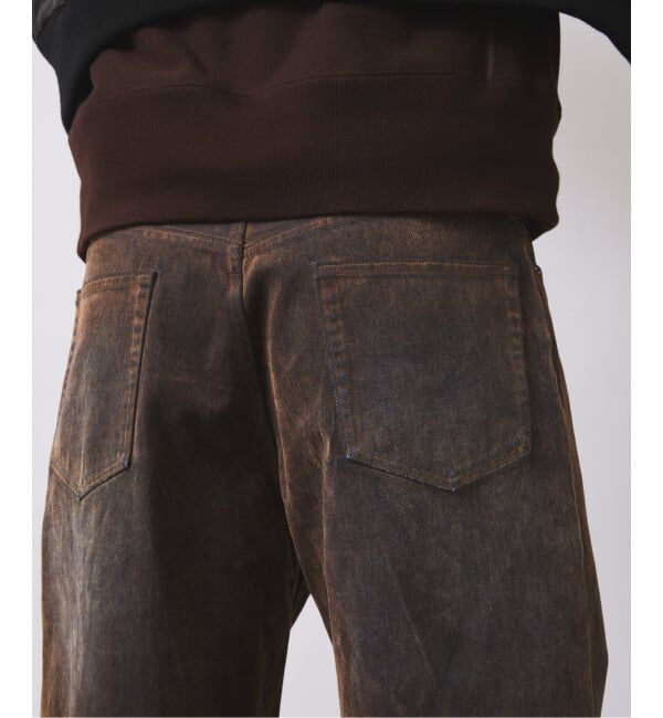 JOURNAL STANDARD relume「フロッキー プリント ワイド デニム 5ポケット」|デニム|