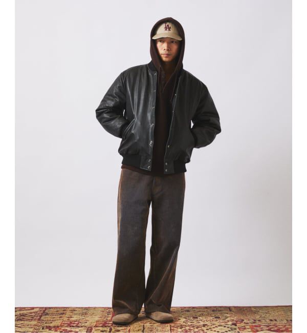 JOURNAL STANDARD relume「フロッキー プリント ワイド デニム 5ポケット」|デニム|