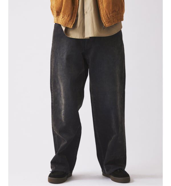 JOURNAL STANDARD relume「フロッキー プリント ワイド デニム 5ポケット」|デニム|