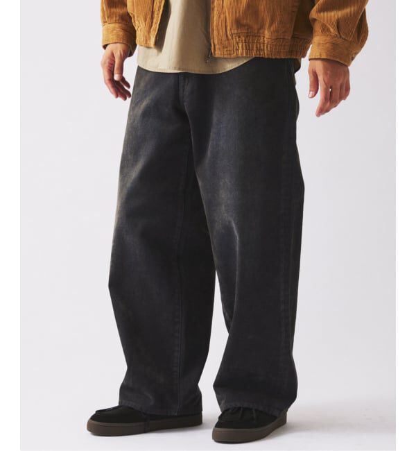 JOURNAL STANDARD relume「フロッキー プリント ワイド デニム 5ポケット」|デニム|