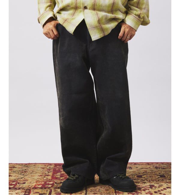 JOURNAL STANDARD relume「フロッキー プリント ワイド デニム 5ポケット」|デニム|