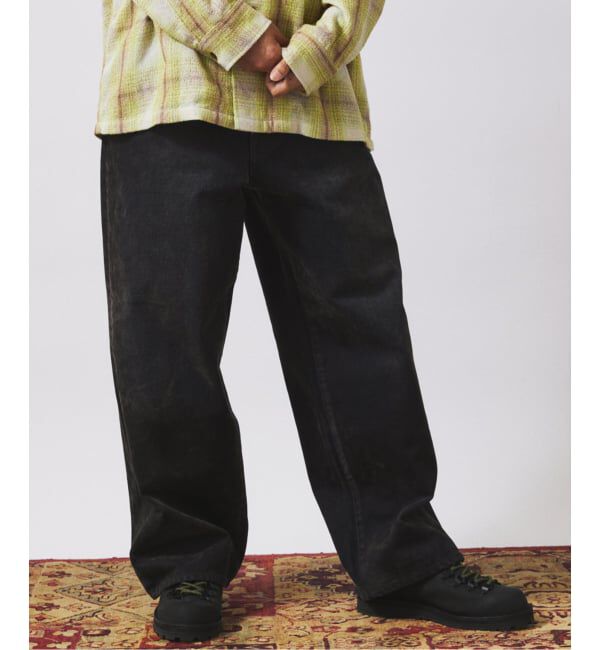 JOURNAL STANDARD relume「フロッキー プリント ワイド デニム 5ポケット」|デニム|