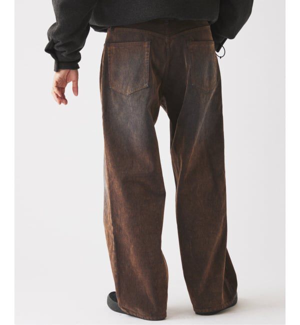 JOURNAL STANDARD relume「フロッキー プリント ワイド デニム 5ポケット」|デニム|