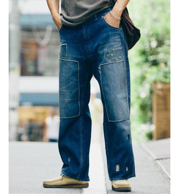 JOURNAL STANDARD relume「＜Relume Jeans＞リメイク ライトオンス デニムペインターパンツ」|デニム|