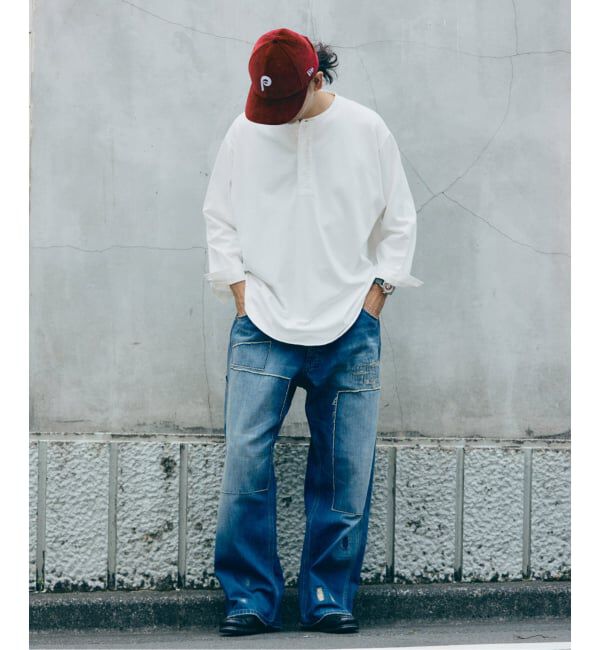 JOURNAL STANDARD relume「＜Relume Jeans＞リメイク ライトオンス デニムペインターパンツ」|デニム|