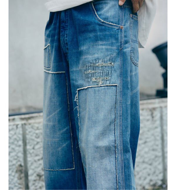 JOURNAL STANDARD relume「＜Relume Jeans＞リメイク ライトオンス デニムペインターパンツ」|デニム|