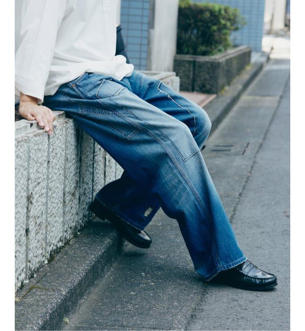 JOURNAL STANDARD relume「＜Relume Jeans＞リメイク ライトオンス デニムペインターパンツ」|デニム|