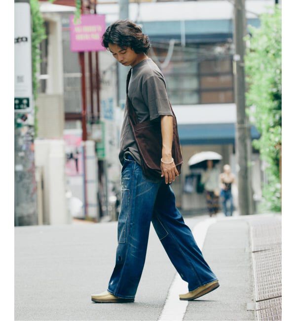 JOURNAL STANDARD relume「＜Relume Jeans＞リメイク ライトオンス デニムペインターパンツ」|デニム|