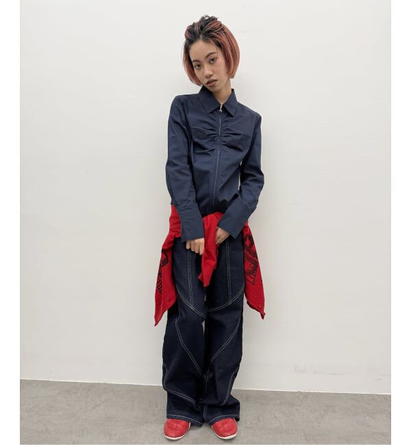 Oriens JOURNAL STANDARD「パネルドデニムパンツ」|デニム|