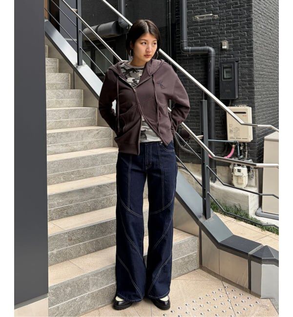 Oriens JOURNAL STANDARD「パネルドデニムパンツ」|デニム|