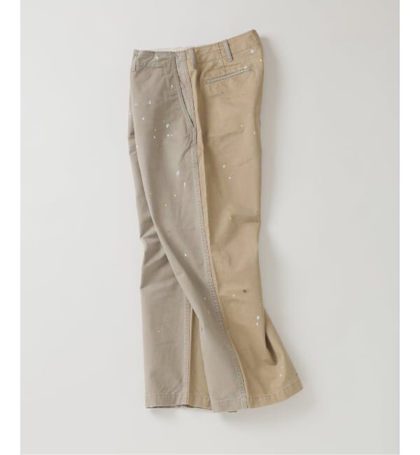J.S.Homestead「J.S.Homestead / スプラッシュ ペイント ビッグ チノ パンツ」|チノ|