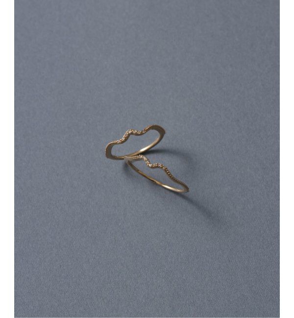 Lilas by Spick&Span「ビーチミルダイヤピンキーリング K10」|リング|