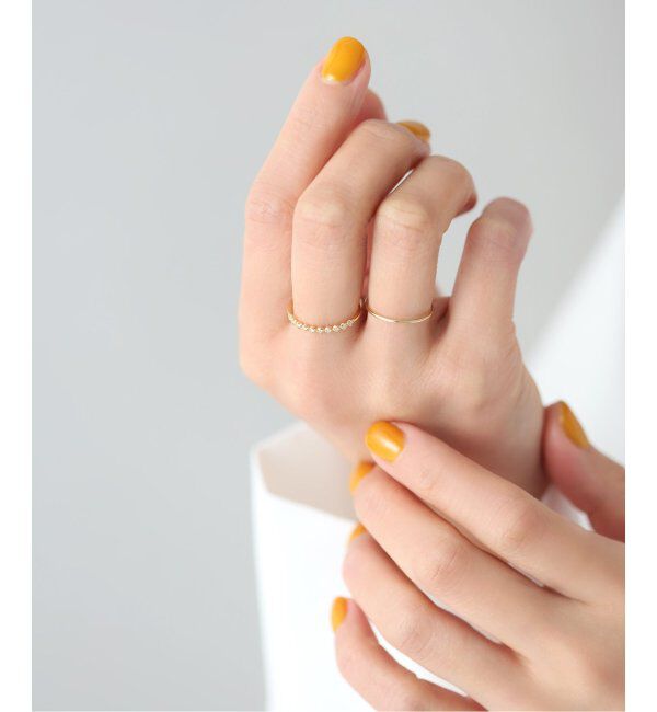 Lilas by Spick&Span「ラウンド10ピースダイヤリング K18」|リング|