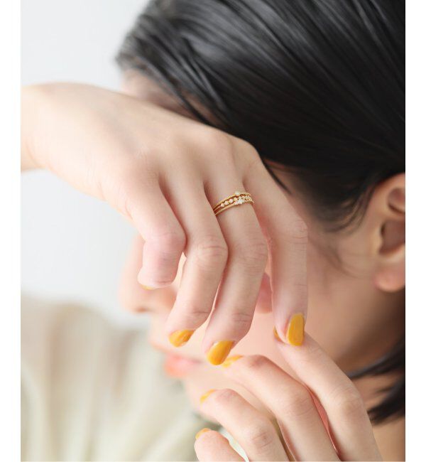 Lilas by Spick&Span「ラウンド10ピースダイヤリング K18」|リング|