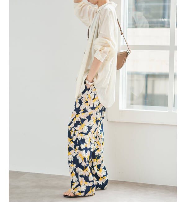 Spick and Span「フローラルプリントイージーパンツ」|その他|