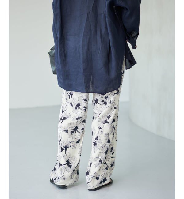 Spick and Span「フローラルプリントイージーパンツ」|その他|