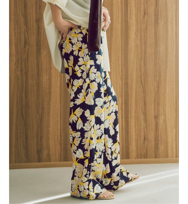 Spick and Span「フローラルプリントイージーパンツ」|その他|