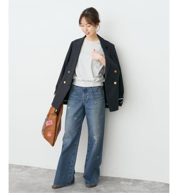 Spick and Span「AUTHEN / オーセン LAUREL WIDE」|デニム|